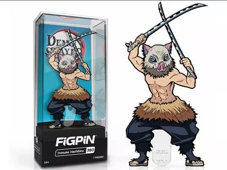 Булавка Demon Slayer: Kimetsu no Yaiba FiGPiN #380 Inosuke Hashibira Figpin