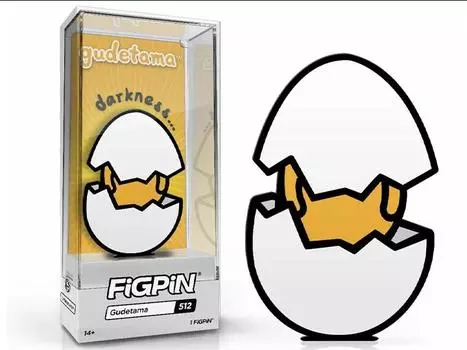 Булавка Gudetama FiGPiN #512 Gudetama Darkness Limited Edition Figpin
