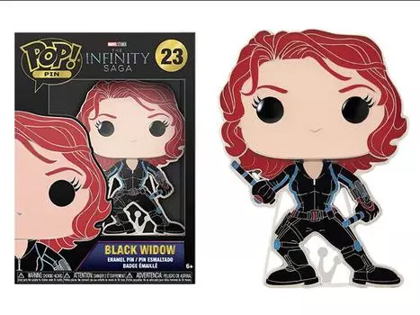 Булавка Pop! Pins: Marvel: The Infinity Saga - Black Widow Funko