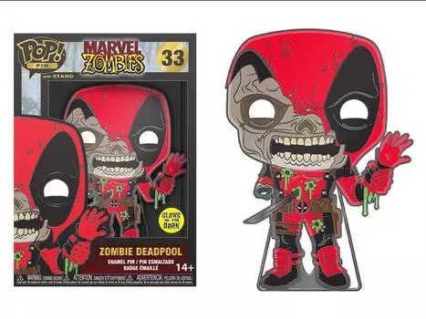 Булавка Pop! Pins: Marvel Zombies - Zombie Deadpool Funko
