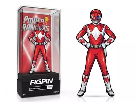 Булавка Power Rangers FiGPiN #1191 Red Ranger Figpin