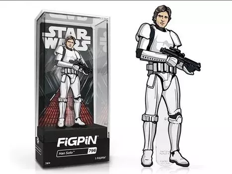 Булавка Star Wars: A New Hope FiGPiN #796 Han Solo Exclusive Figpin