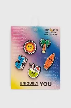 Булавки для обуви Crocs, 5 шт., мультиколор
