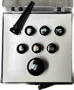 Булавки Martin Black/Pearl Inlay Bridge Pins