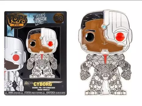 Булавки Pop! Pins: Justice League - Cyborg FUNKO