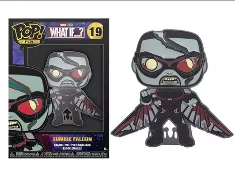 Булавки Pop! Pins: Marvel: What If...? - Zombie Falcon FUNKO