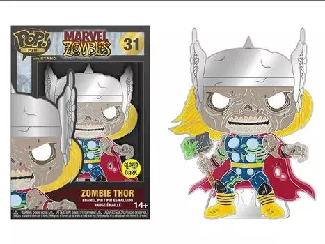 Булавки Pop! Pins: Marvel Zombies - Zombie Thor FUNKO
