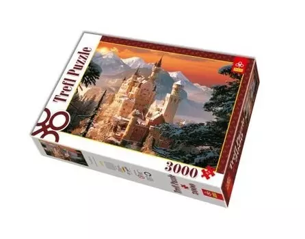 Булавы, пазл, Зимний замок Нойшванштайн, Германия, 3000 шт. Trefl