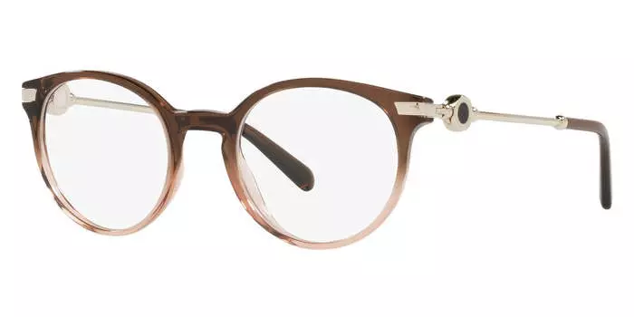 Bulgari женские 50 мм коричневые градиентные бежевые оптические очки
