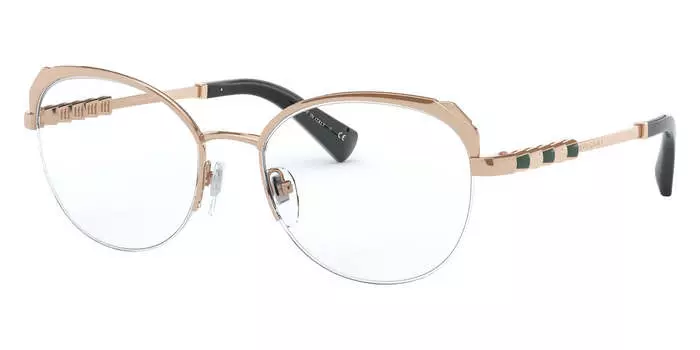 Bulgari Женские 52 мм Золотые Оптические оправы, золотой