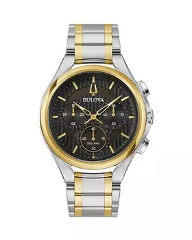 Bulova Curv часы, 43,5 мм, черный