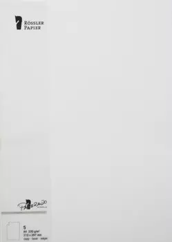 Бумага А4 Карточка 5 шт. Белая. Grupo Erik