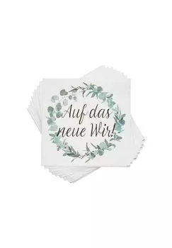 Бумажная салфетка АПРЕС К новым нам! 20 штук Butlers, белый