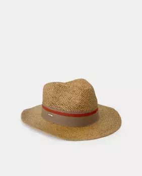 Бумажная шляпа-федора Abbacino, цвет Camel