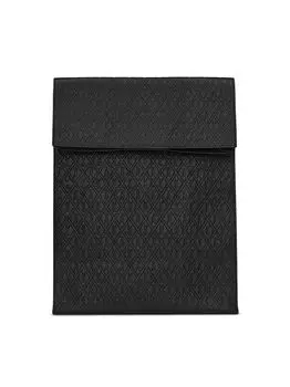 Бумажная сумка Le Monogramme Deli из кожи с тиснением Monogram Saint Laurent, неро