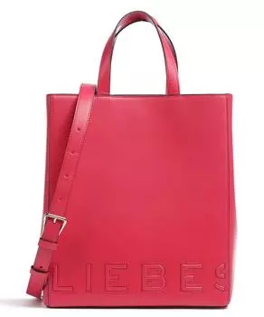 Бумажная сумка Logo Carter M Шоппер из мелкозернистой кожи Liebeskind, розовый