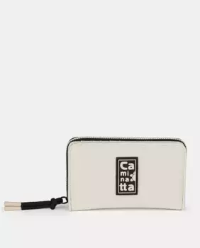 Бумажник из бумаги цвета слоновой кости Caminatta, бежевый