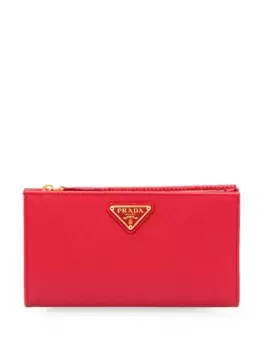 Бумажник из сафьяновой кожи Prada, красный