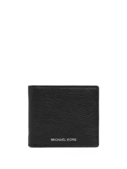 Бумажник из зернистой кожи Michael Michael Kors, черный