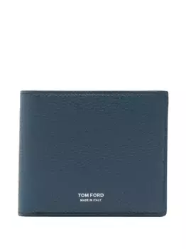 Бумажник из зернистой кожи TOM FORD, синий