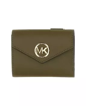 Бумажник Michael Kors Greenwich Trifold, хаки