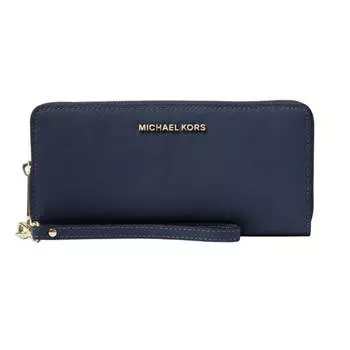 Бумажник Michael Kors Jet Set Travel Leather Continental, темно-синий