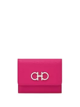 Бумажник с декором Gancini Ferragamo, розовый
