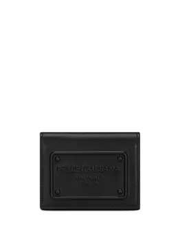 Бумажник с логотипом Dolce & Gabbana, черный
