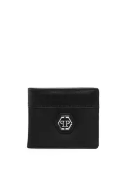 Бумажник с логотипом Hexagon Philipp Plein, черный