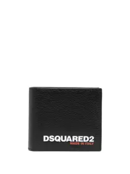 Бумажник с тисненым логотипом DSQUARED2, черный