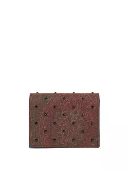 Бумажник со стразами ETRO, коричневый