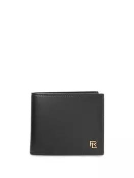 Бумажник среднего размера с логотипом Ralph Lauren Purple Label, черный