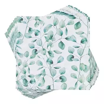 Бумажные салфетки BUTLERS APRS Eucalyptus, 33 см, белый