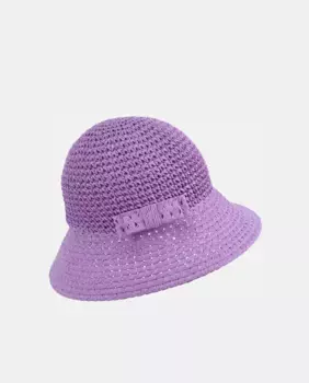 Бумажный клош фиолетового цвета с бантом Seeberger, фиолетовый