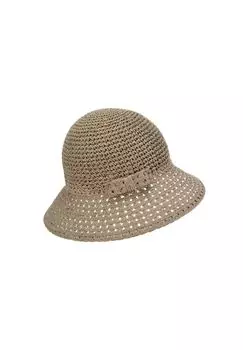 Бумажный соломенный колокольчик с бантиком 54747-0 SEEBERGER, цвет Taupe One Size