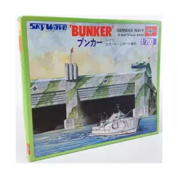 Бункер - База морских лодок / подводных лодок ВМС Германии, WWII Miniatures (1:700) (Skywave)