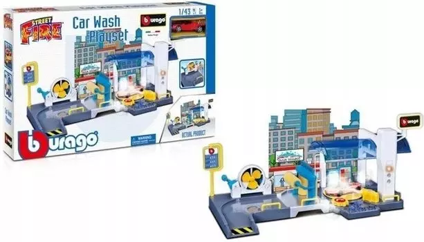 Burago 1:43 30406 Набор Для Мойки Автомобилей Bburago