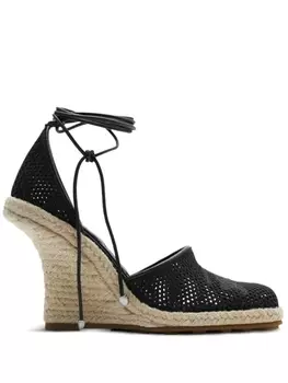 Burberry эспадрильи Mesh Plunge, черный