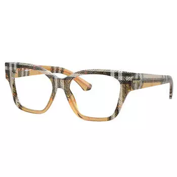 Burberry BE 2420 4146 52 мм женские очки кошачий глаз 52 мм, цвет check sand