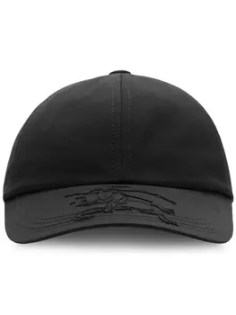 Burberry бейсболка с нашивкой Equestrian Knight, черный