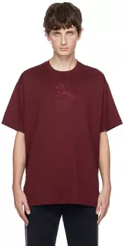Burberry Бордовая футболка EKD