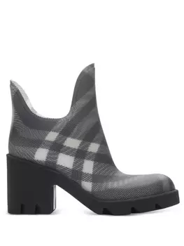 Burberry ботинки Marsh в клетку, серый