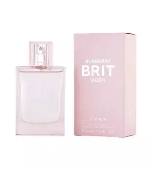 Burberry, Brit Sheer, туалетная вода, 50 мл