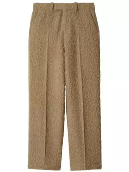 Burberry брюки строгого кроя, серый