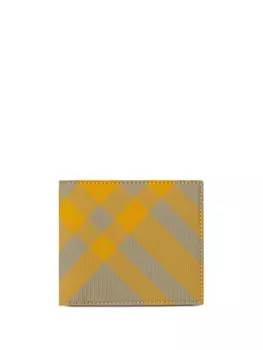 Burberry бумажник в клетку, нейтральный цвет