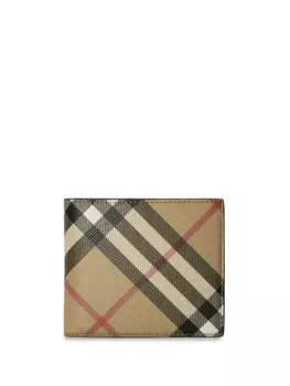 Burberry бумажник в клетку Vintage Check, нейтральный цвет