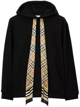 Burberry декорированное худи, черный
