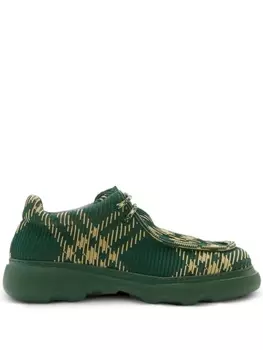 Burberry дерби EKD в клетку, зеленый