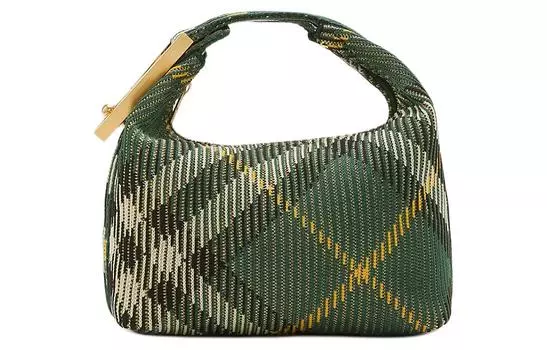 Burberry Дорожная сумка из полиамида, мини-сумка женская, цвет «зеленый плющ»