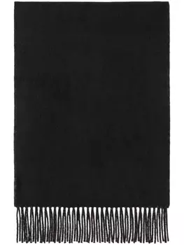 Burberry двусторонний кашемировый шарф в клетку, черный